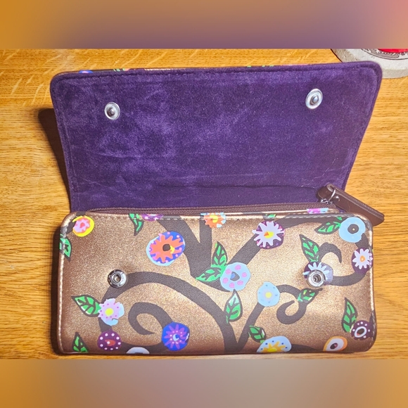 St. Jude children's foundation whimsical brown colorful jewelry travel case - Picture 8 of 8